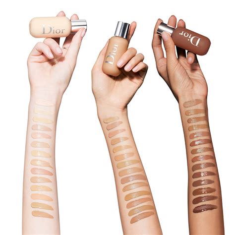 dior backstage face & body foundation swatches|dior backstage face palette.